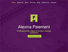 Tablet Screenshot of alexinapaiement.com